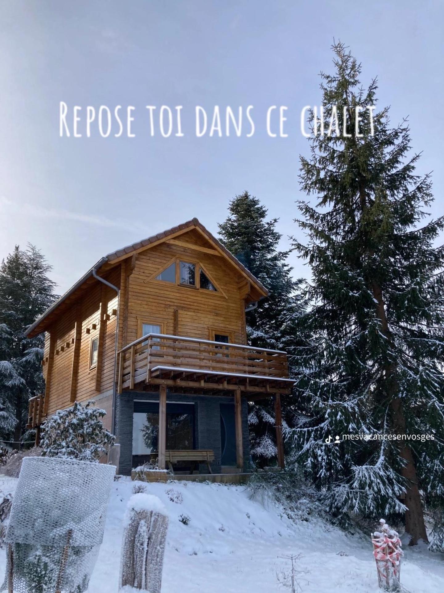 Chalet Authentique Au Calme, En Lisiere De Foret, Montagne, Sentiers 15Mn Gerardmer & Alsace "Chalet Mon Beau Sapin" Anould Bagian luar foto